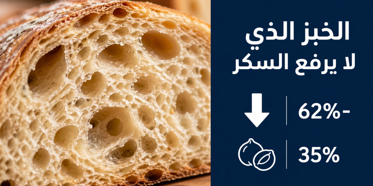 كيف يقلل خبز الحمص سكر الدم بنسبة 65%؟ – دراسة علمية شاملة